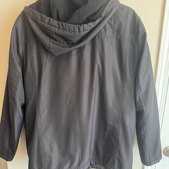 Calvin Klein Jacket Mens Medium Black Long Sleeve Full Zipper Pockets Outdoor - Picture 3 of 8